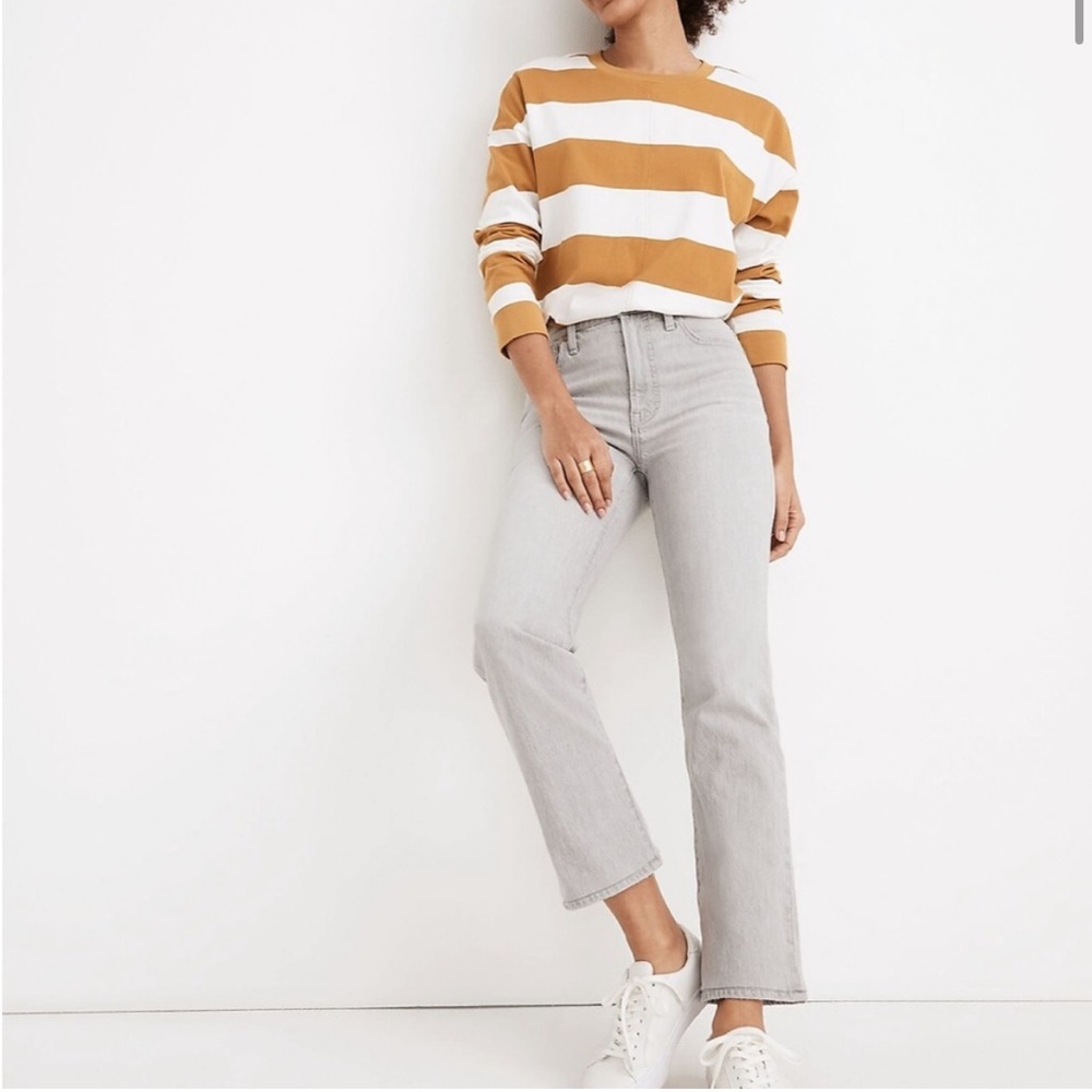 MADEWELL Slim Demi-Boot Jeans in Dekalb Wash